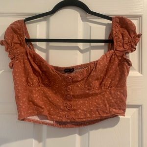 Cotton on Pink flower top Size medium